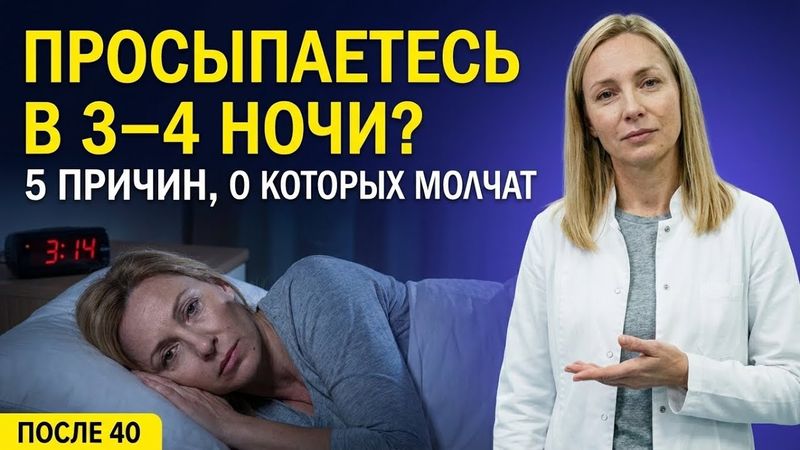 Ночные пробуждения в 3–4 часа: как найти причину и вернуть глубокий сон.