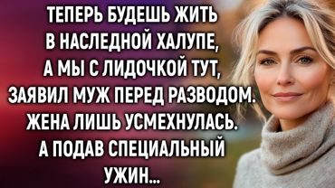 Теперь будешь жить в наследной халупе, а мы с Лидочкой тут, заявил муж перед разводом…