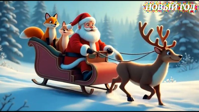 НОВЫЙ ГОД 🎶🎅🎄 - ВЕСЁЛАЯ ПЕСЕНКА 🎄🎶 @DonEdu777 #музыка #aimusic #анимация #новыйгод #песня #russia