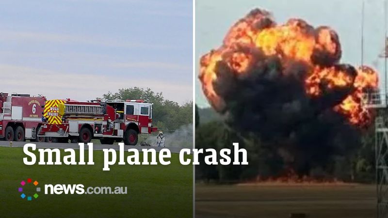 Small plane crash halts all flights at London Southend