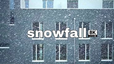 SNOWFALL IS A REAL RELAX 8k ULTRA HDR 60(FPS)