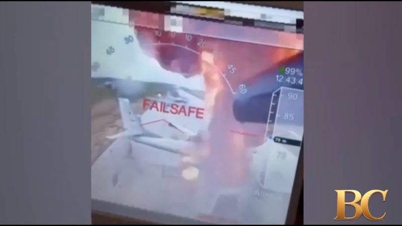 Ukraine drones strike bombers during major attack in Russia