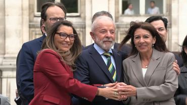 Anne Hidalgo welcomes Brazilian President Lula to Paris City Hall | AFP