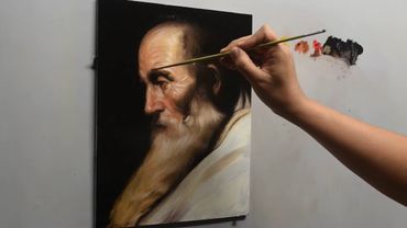 Grisaille and Glazing | Oil Painting | Portrait | Complete Process