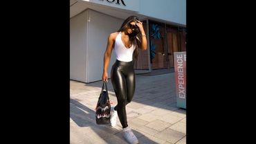 5 Tendências de Looks Sedutores com Leggings de Couro | Estilos Curvilíneos e Profissionais no In...