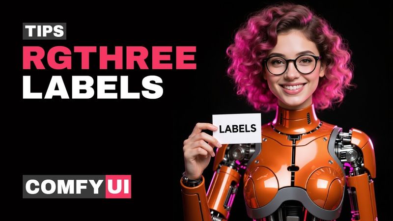 Dica do ComfyUI: Como usar rótulos rgthree