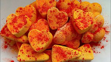 Orange crush | asmrgymchalk | powdery | satisfying | please subscribe