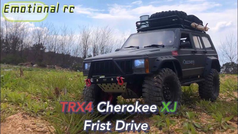Traxxas TRX4 Jeep Cherokee xj First Drive Rc car