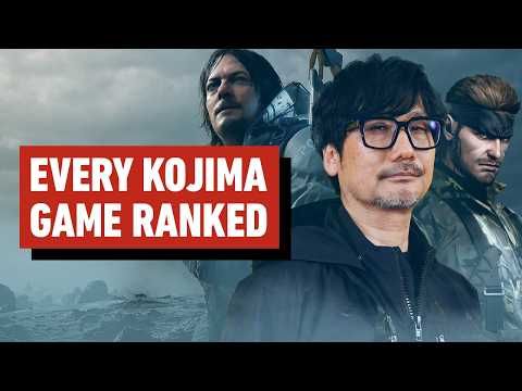 Every Hideo Kojima Game, Ranked