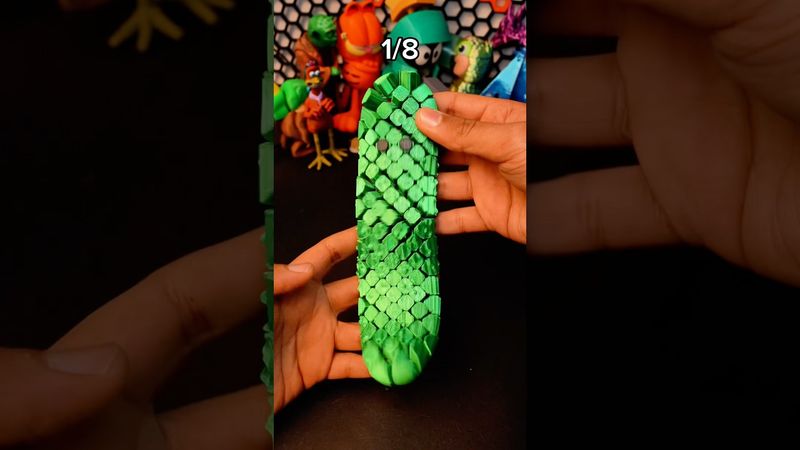 8 Cool & Satisfying 3D Printed Fidget Toys in 60 Seconds! #3dprinting #fidgettoys #satisfying