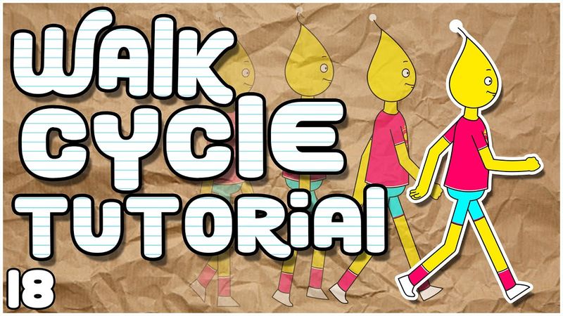 WALK CYCLE TUTORIAL | 2D Animation | TBH