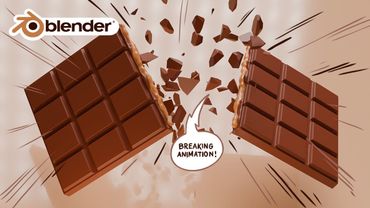 How to Break Chocolate Bar in Blender (Tutorial)