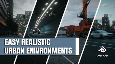 Easy Realistic Urban Environments In Blender | Breakdown
