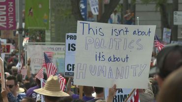 Protesters gather in LA against US President Trump, ICE ahead of military parade | AFP