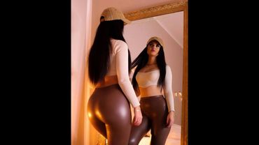 Glossy Leggings Style Trends Fit Like a Glove GRWM - Leather Pants - The Ultimate Body Positivity