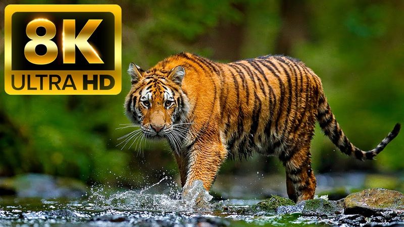 جنگل اسرارآمیز - 8K HDR 60fps Dolby Vision - با صداهای طبیعت (به طرز رنگی پویا)