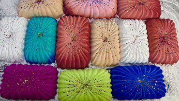 Variety textures and colors. 