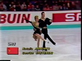 Natalia Annenko & Genrikh Sretenski URS - 1988 European Championships Original Set Pattern Dance