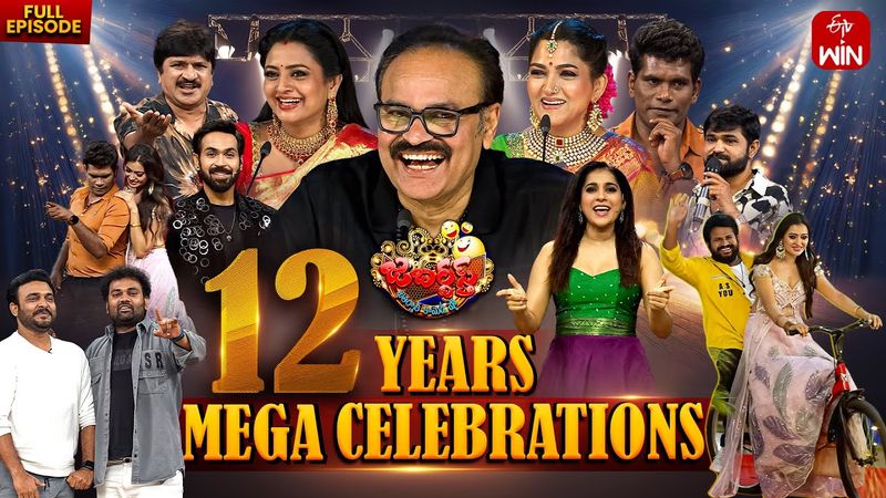 Jabardasth | 12 Years Mega Celebrations | 1st August 2025 | Full Episode | Rashmi, Naga Babu, Aadi