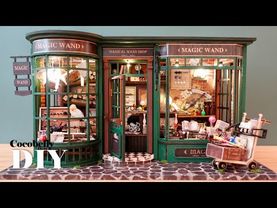 Magic House Wand Shop | DIY Miniature Dollhouse Crafts | Relaxing Satisfying Video