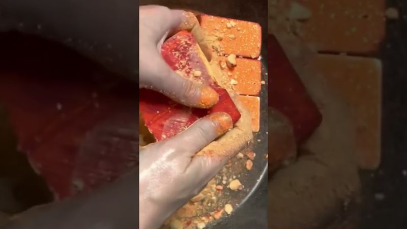 Dusty Orange & White Chalk