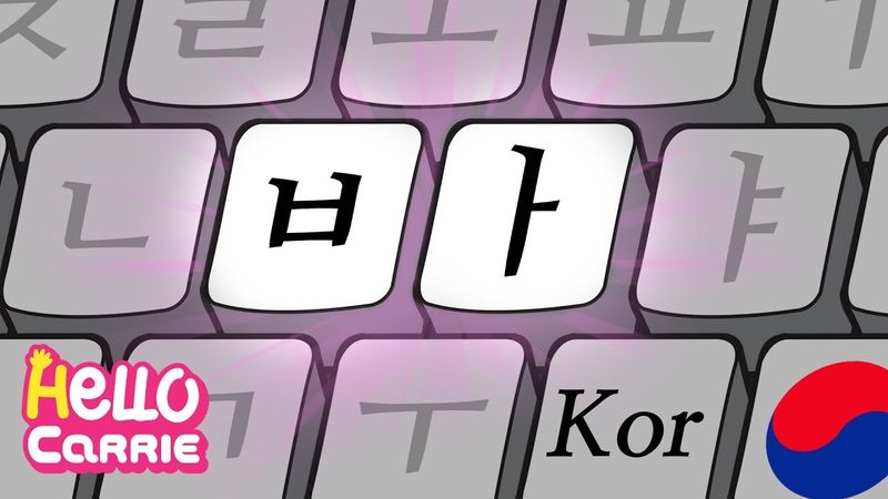 consonant ㅂ(Bieup) │ Hangul(Korean Alphabet) words song 6