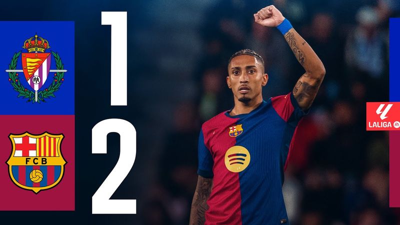 VALLADOLID 1 vs 2 FC BARCELONA | LALIGA 2024/25 MD34
