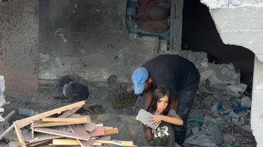 'Truly tragic': Palestinians inspect damage following Israeli strike south of Gaza City | AFP