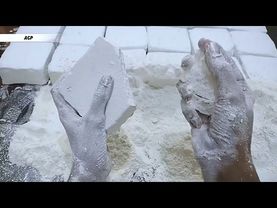 Super Duper satisfying 10000% satisfaction 65 buttery soft plain blocks/Asmr gymchalk Pakistan/