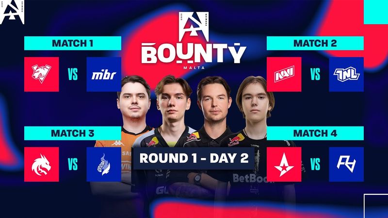 BLAST Premier Bounty S2, Day 2 - VP vs MIBR, NAVI vs TNL, Spirit vs Passion, Astralis vs Rare Atom