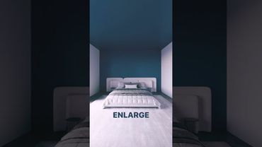 How Paint Color Can Visually Impact The Size Of A Room? 💖😍😇 #home #bedroom #color #shorts #trending