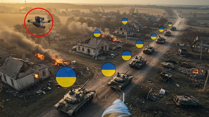 Неостановимые FPV-дроны громят украинскую бронетехнику на линии фронта