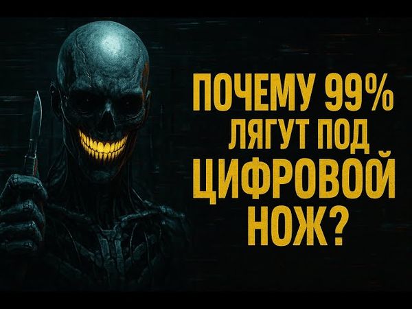 Почему 99% людей лягут под цифровой нож?