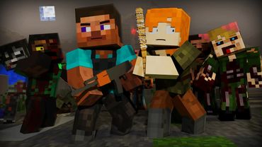 ZOMBIE APOCALYPSE - Alex and Steve Life (Minecraft Animation)