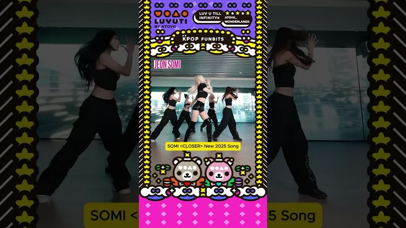 JEON SOMI (전소미) In Cool Black Dancing [ CLOSER ] New 2025 Dance Song 😍💖