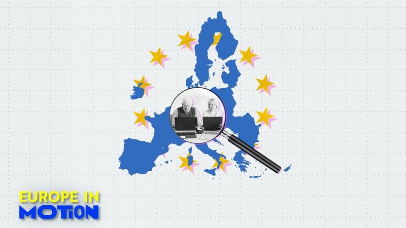 Which EU countries have the most pensioners still working?