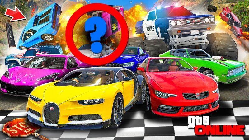 ГОНКИ но ПОСЛЕДНЯЯ МАШИНА ВЗРЫВАЕТСЯ КАЖДЫЕ 30 СЕКУНД! ТОЛЬКО 1 из 30 СМОЖЕТ ВЫЖИТЬ В GTA 5 ONLINE