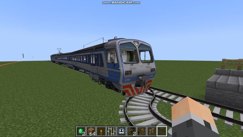 ОБЗОР // СТРОЮ // МОЯ НОВАЯ КАРТА В МАЙНКРАФТЕ С МОДОМ МТР // ТАМВАЙ + ЭЛЕКТРИЧКА