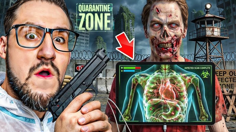 ЛЮДИ С УКУСОМ ЗОМБИ ПРОНИКЛИ НА БАЗУ! ИЗУЧАЮ ЗОМБИ В НОВОЙ ЛАБОРАТОРИИ! (QUARANTINE ZONE) #2