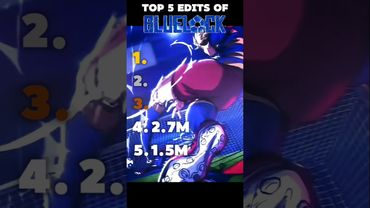 TOP 5 EDITS OF BLUE LOCK 🥶 #edit #anime #bluelock #fyp #viral #prime #top