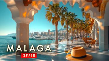 Secret Corners of Málaga, Spain | Beautiful Walking Tour 4k