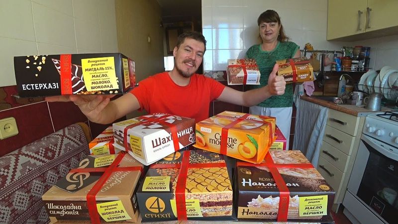 ОБЗОР НА ТОРТЫ ROSHEN | ВТОРАЯ ЧАСТЬ