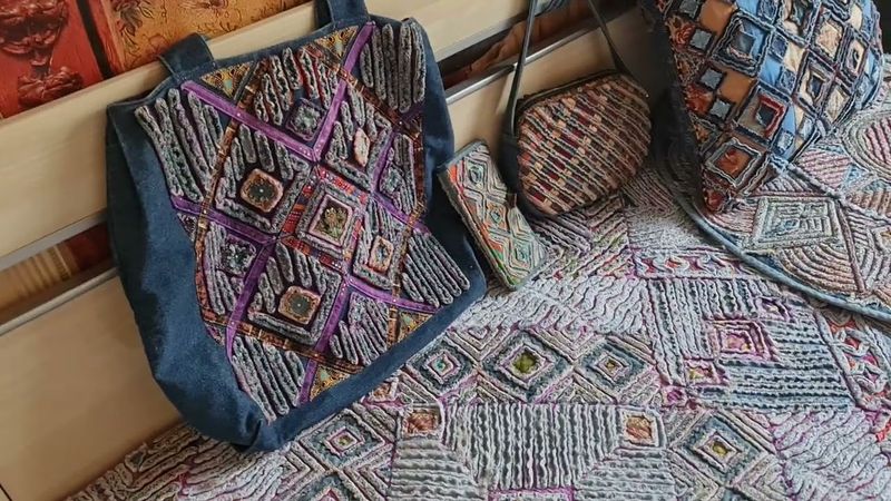 🌷обзор джинсовых ковриков и другие переделки.