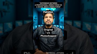 Original versus photoshopped #india #pakistan #shorts #education