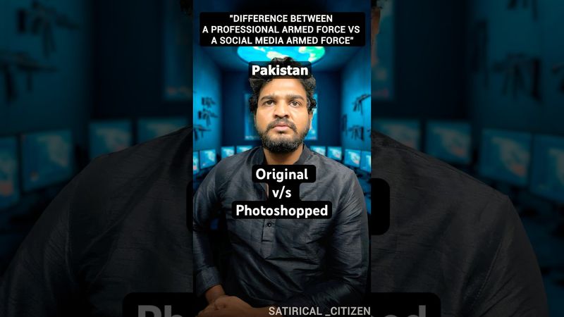 Original versus photoshopped #india #pakistan #shorts #education