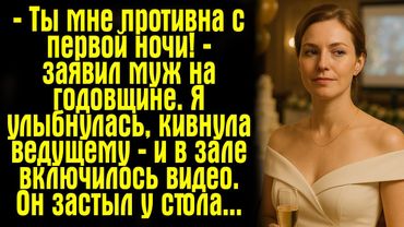 — Ты мне противна с первой ночи! — заявил муж на годовщине. Я улыбнулась, кивнула ведущему — и в...