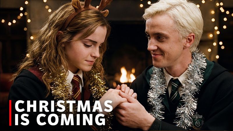 Draco + Hermione: Under the Mistletoe 🌲❄️