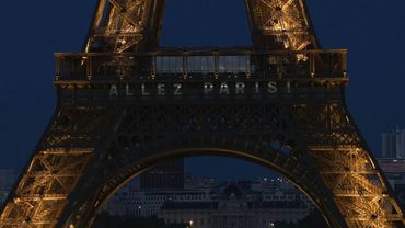 Eiffel Tower lights up for PSG ahead of Champions League final | AFP