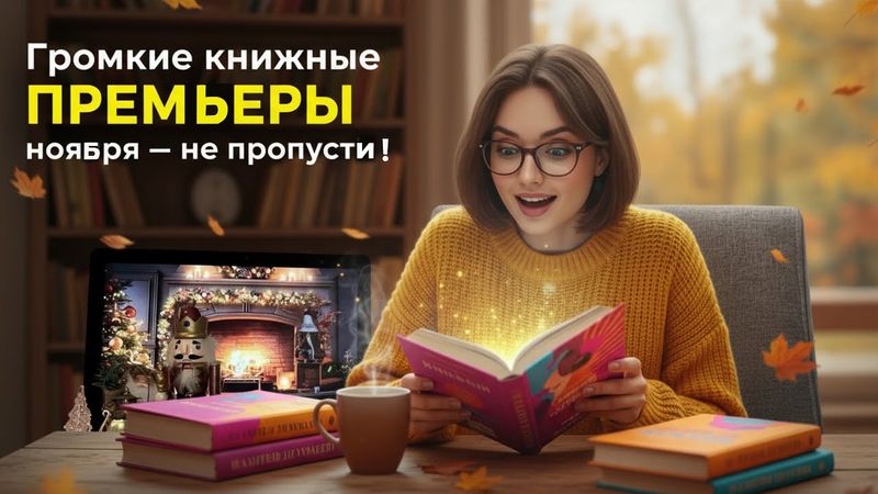 Главные книжные новинки ноября 2025 — это надо читать! 🔥
