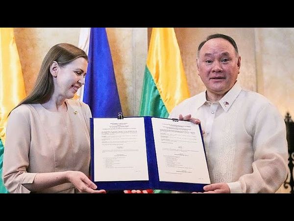 Lithuania and the Philippines sign security pact to counter 'authoritarian axis' of China and Russia